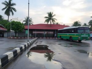 RTC Bus Stand Faces Waterlogging Issues