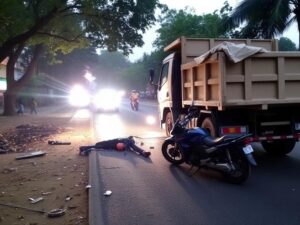 Tipper Lorry Accident Claims One Life